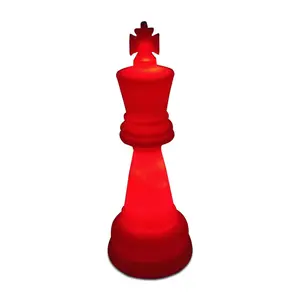 MegaChess 26 Inch Perfect King Light-Up Giant Chess Piece - Multi-Color LED Lights 8 Colors