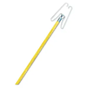 212 MAIN Boardwalk Wedge Dusting Mop Head Frame & Handle - Wooden Handle, Lacquered Metal Wire Frame, Ideal for Floor Cleaning Use, Dusting Mop Mops