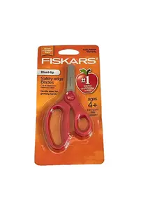 Fiskars Blunt Tip Scissors Red - For Safe and Easy Crafting Experience