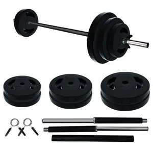 Adjustable Barbell Weight Set,6.6-40 Pounds Adjustable Free Weights,for Home and Gym Workout