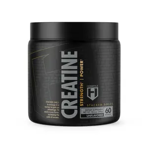 HOSSTILE Creatine Monohydrate Powder - Unflavored, 60 Servings - Amino Acids Fitness Dietary Supplement