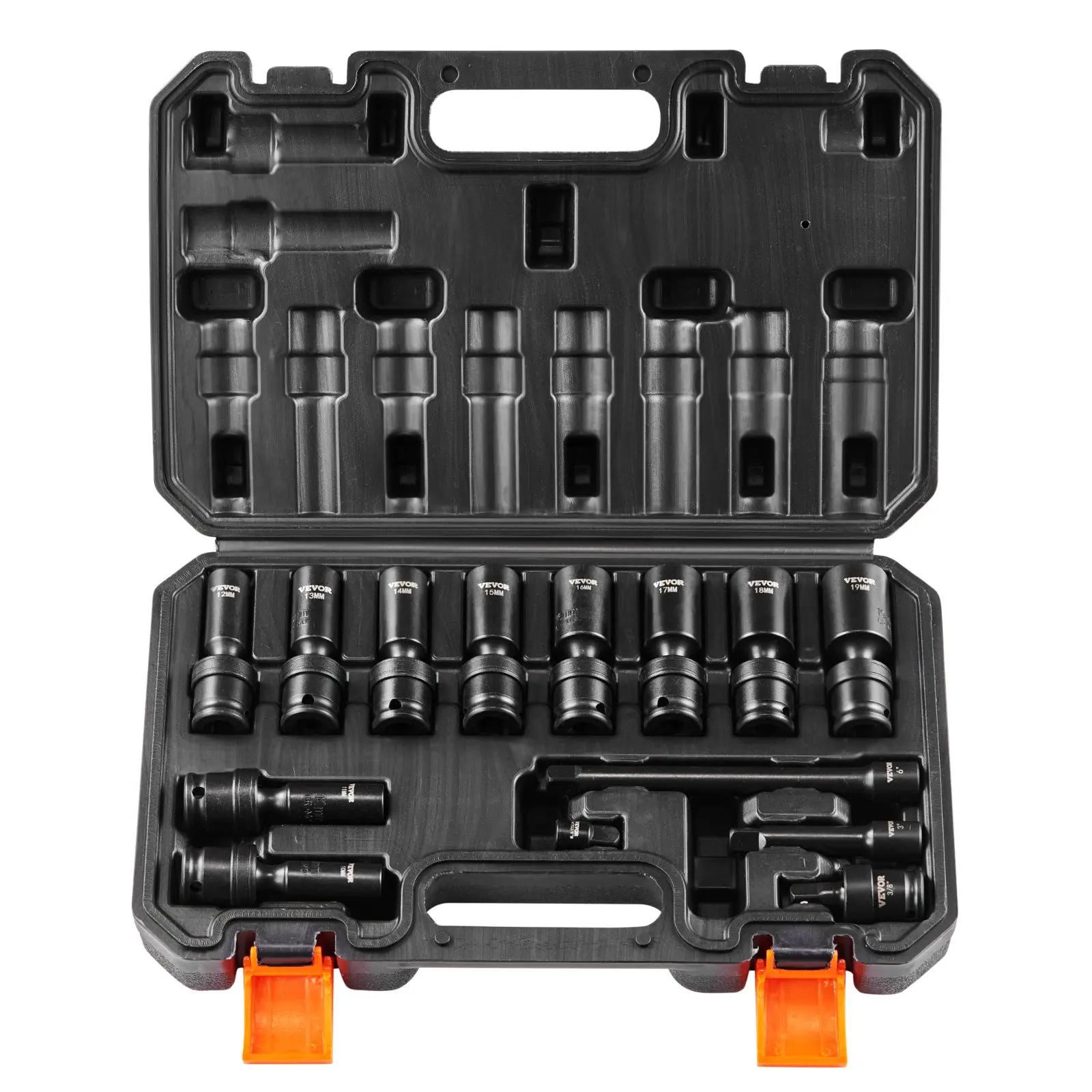 14PC CR-MO - 3/8'' Metric (360 Degree Swivel)