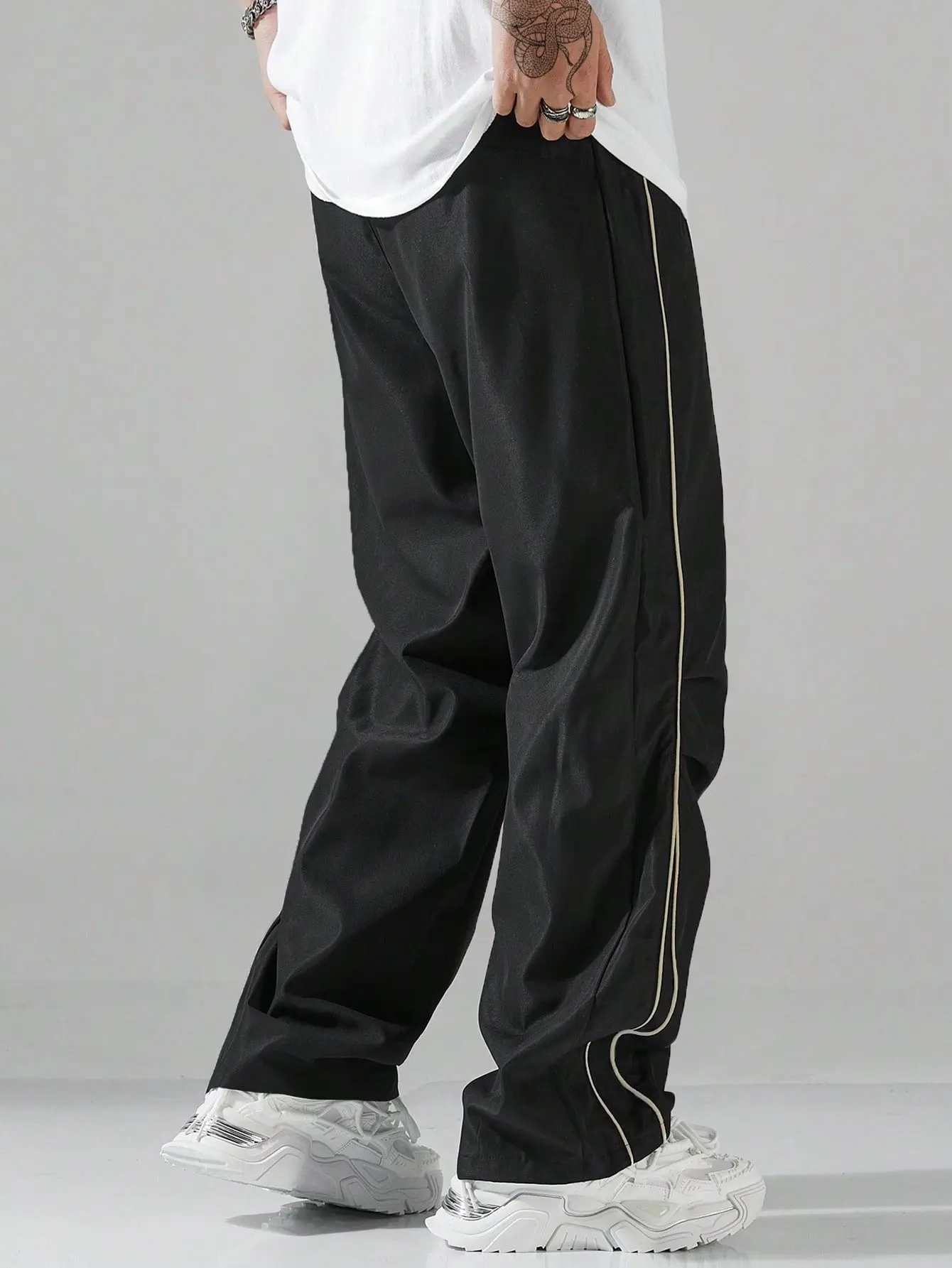 Men's Casual Minimalist Pants, Suitable For Summer Streetwear Men Pants Street Wear Pants Pants For Men Baggy Men Track Pants SummerVibes