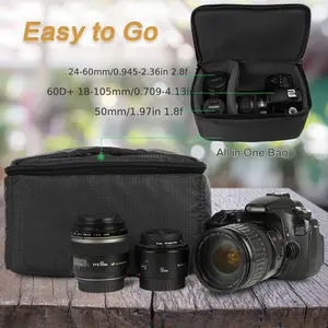 Compact Camera Bag, Internal Divider for Lens and Body, Durable and Flexible, Ideal for Outdoor Photography and Wedding Events