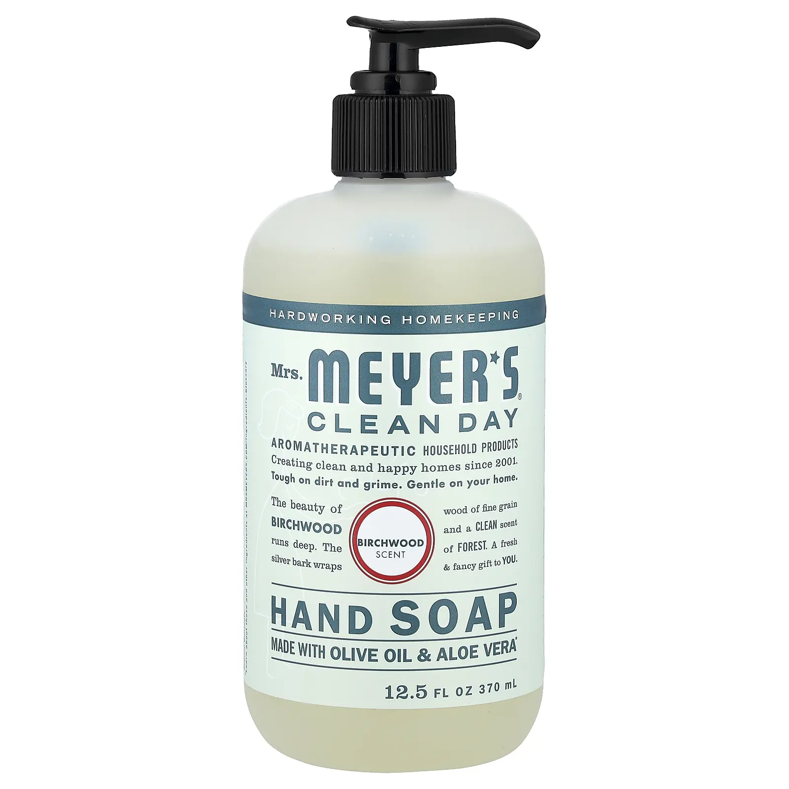 Mrs. Meyers Clean Day Hand Soap, Birchwood, 12.5 fl oz (370 ml)