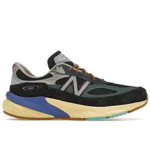 New Balance Men's 990v6 MiUSA Action Bronson Lapis Lazuli Running Shoes, from StockX