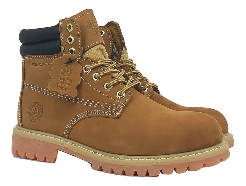 Men's Waterproof Leather Embroidered Soft Toe Boot 8601 - Padded Collar, Rustproof Hardware, Walking Footwear, Men's Redwing Setters Bota