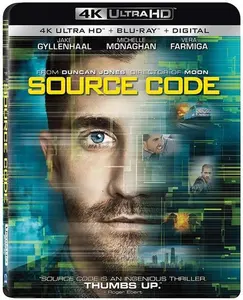 Source Code  [4K ULTRA HD BLU-RAY MOVIE] With Blu-Ray, 4K Mastering, Digitally Mastered In HD, Dolby, Subtitled, Widescreen, 2 Pack