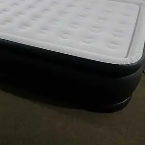 Air Mattress with Built-in Pump, Double Height, Adjustable, Non-Slip Bottom Design, Portable for Home or Camping