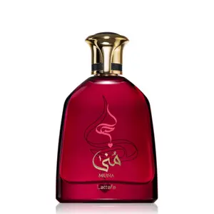 Lattafa Muna Eau de Parfum Spray, 3.4 Ounce