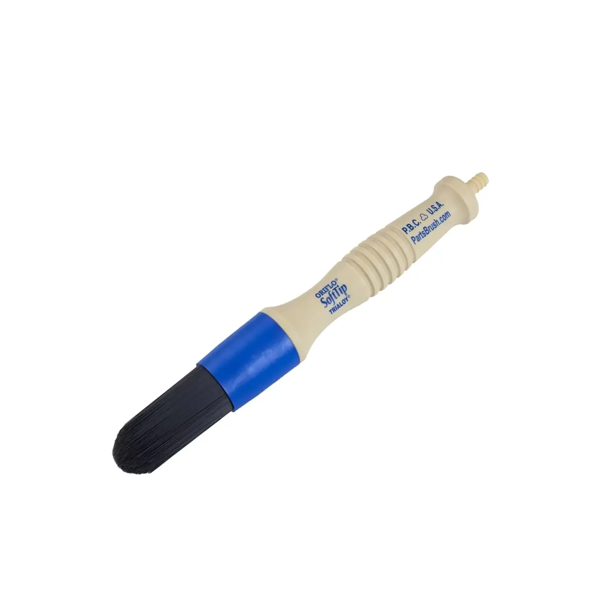 Lisle Oriflo Flow-Thru Soft Brush, Industrial Washer Cleaning Tool with Rubber Bristles for Home Care Supplies