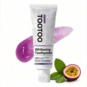 Tootoo Whitening Toothpaste with Niacinamide Brightening Formula Gentle Stain Remover for 7-Day Teeth Whitening 120g