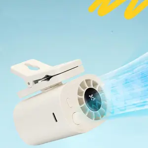 Portable Clip-on Fan, 360 Degree Adjustable Fan, Hand Free Fan for Umbrella, Hat, Backpack, Bicycle, Stroller, Outdoor Cooling Fan, Suitable for Indoor & Outdoor Use