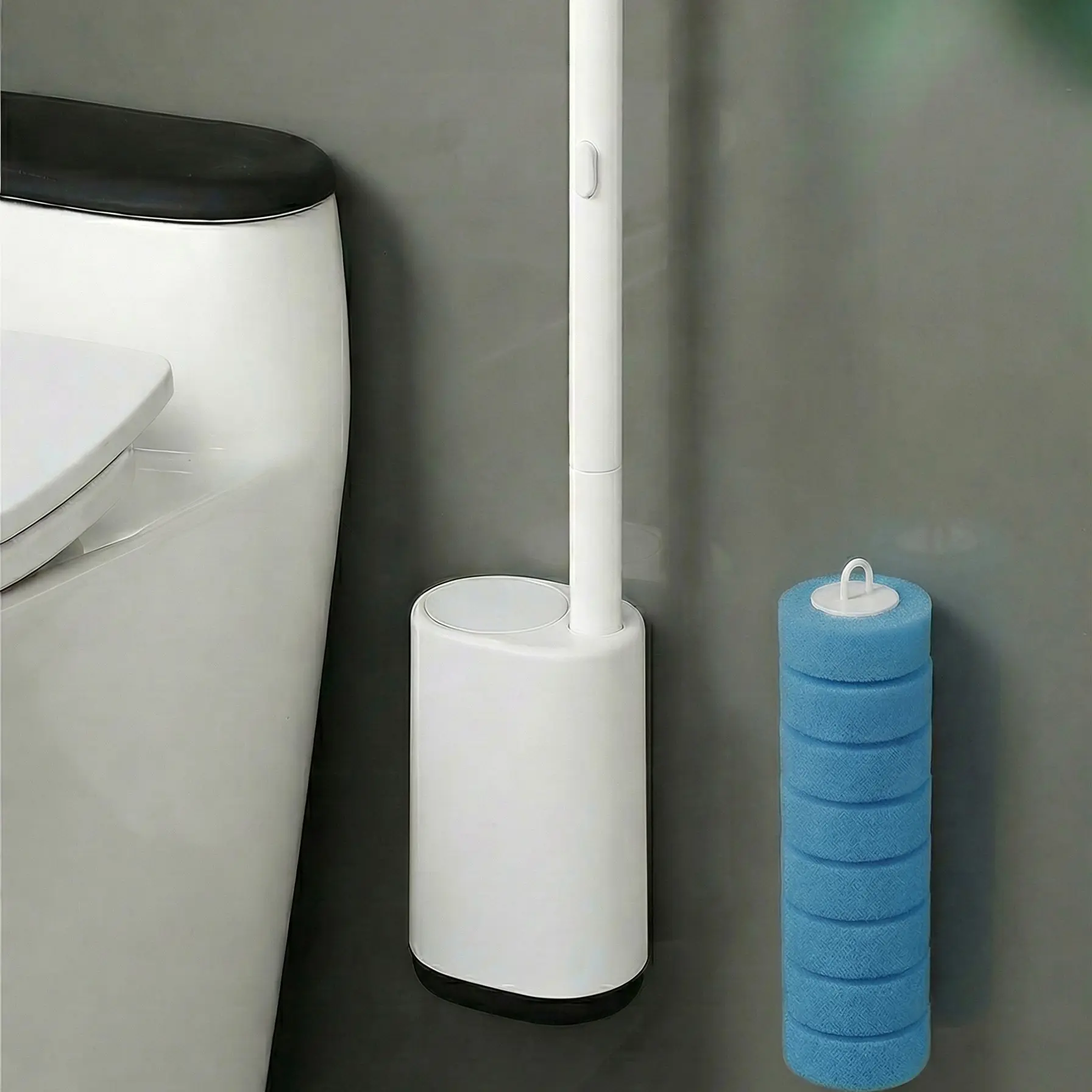 Toilet Brush+8Refills