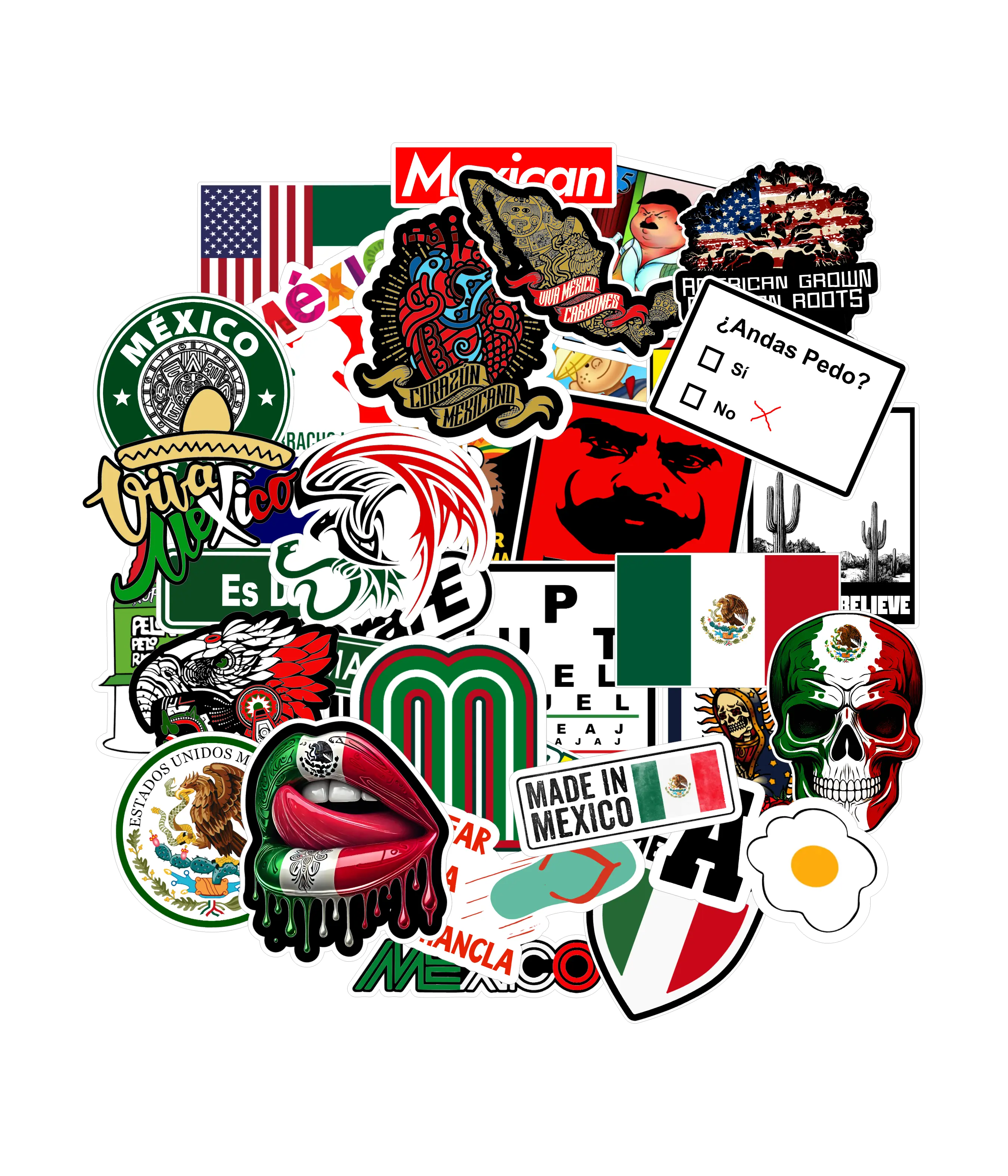 100 Pcs Funny Mexican Stickers – Mexican Humor Vinyl Sticker Pack for Toolboxes, Hard Hats, Coolers & More 100 Pcs Funny Mexican Stickers – Mexican Humor Vinyl Sticker Pack for Toolboxes, Hard Hats, Coolers & More