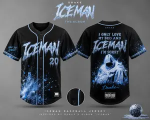 Iceman 2026 Album Baseball jersey, Hip Hop Rap Fashion Jersey Gift For Men Women
