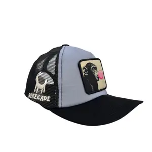 Custom Trucker Hat with Replaceable Patch Streetwear Cap 15 Styles 5 Colors