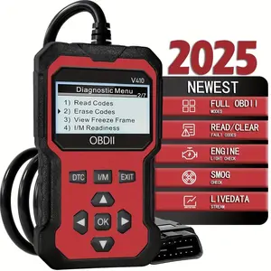 Universal OBDII Scanner V410 Car Engine Fault Code Reader Diagnostic Tool Clear Reading Error Codes for 1996 or