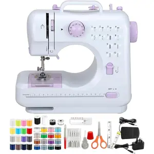 Beginner Sewing Machine mini Sewing Machine for beginners 12-in Stitches 2 Speed with Foot Pedal