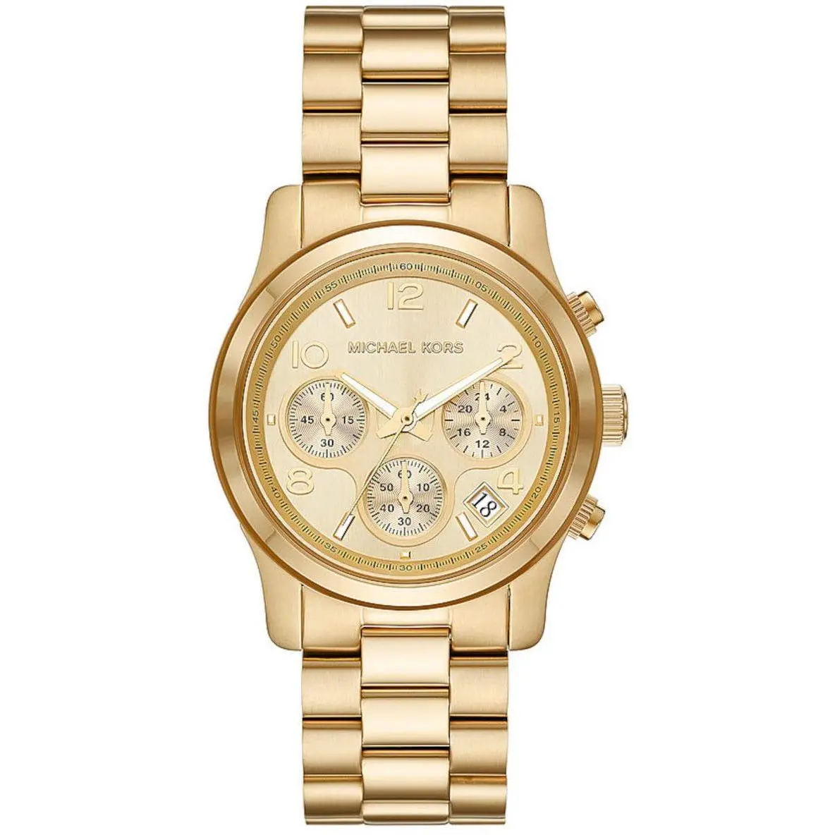 Michael Kors Runway Chronograph Gold-Tone Ladies Watch MK7323