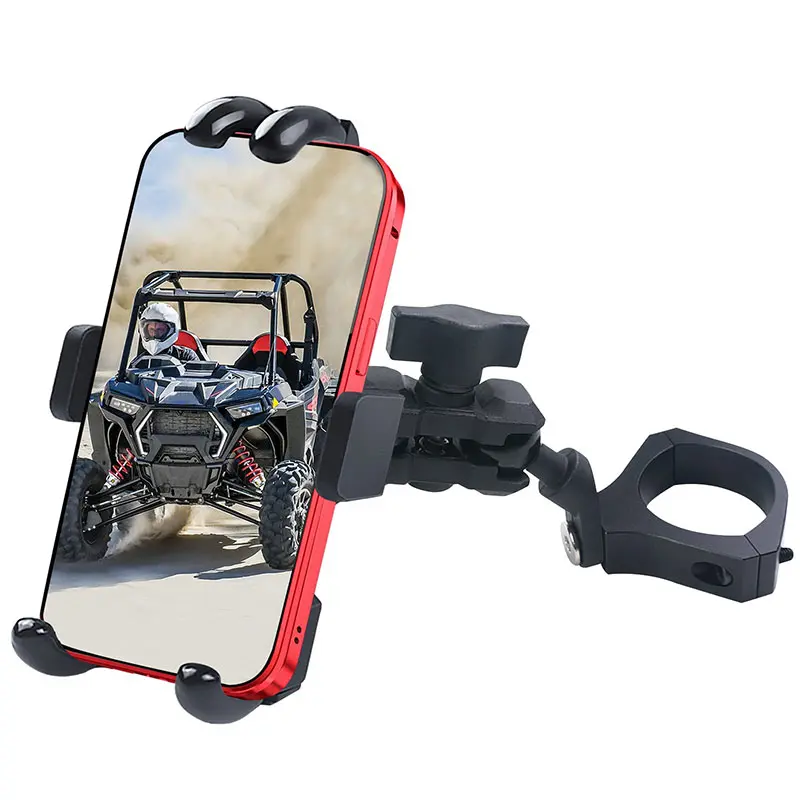 Adjustable Phone Holder for 1.75-2 Inch UTV Roll Bar