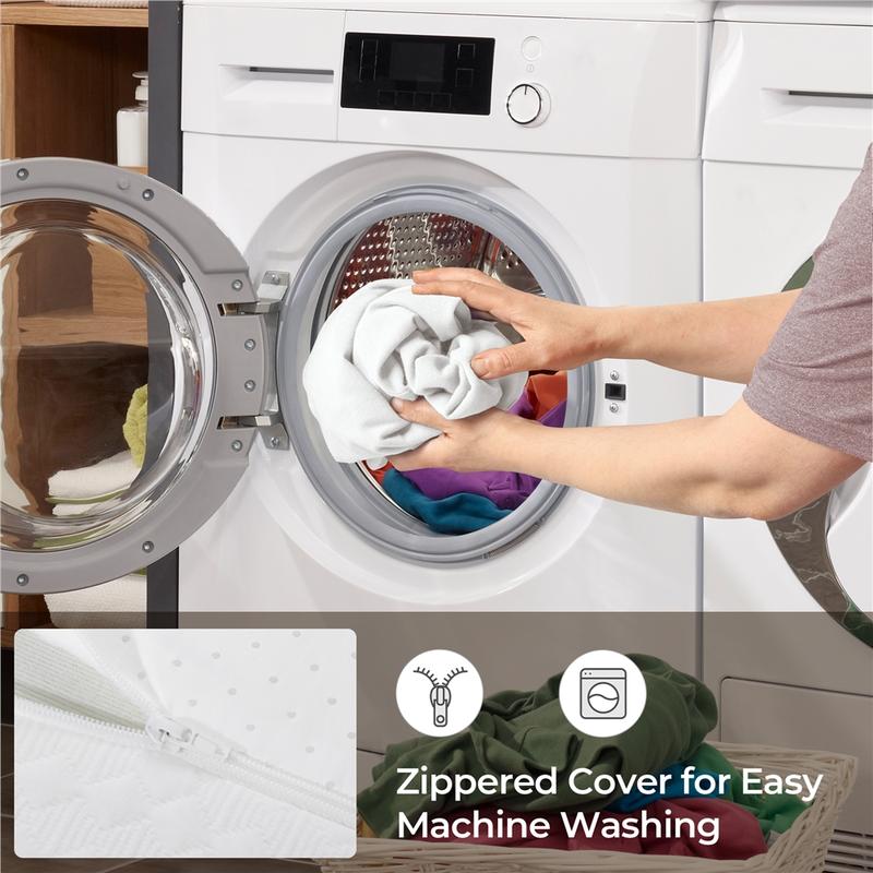 Yaheetech Twin/Full/Queen Size Mattress Cooling Gel Memory Foam Mattress, Green Tea Bed Mattress in a Box, Medium Firm, 8/10/12 inch