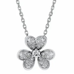 Pre-owned Van Cleef & Arpels Frivole Mini Pendant Necklace