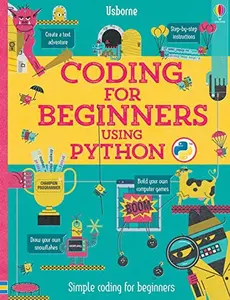 USED Book - Coding for Beginners Using Python by Louie Stowell (Hardcover-spiral) - English