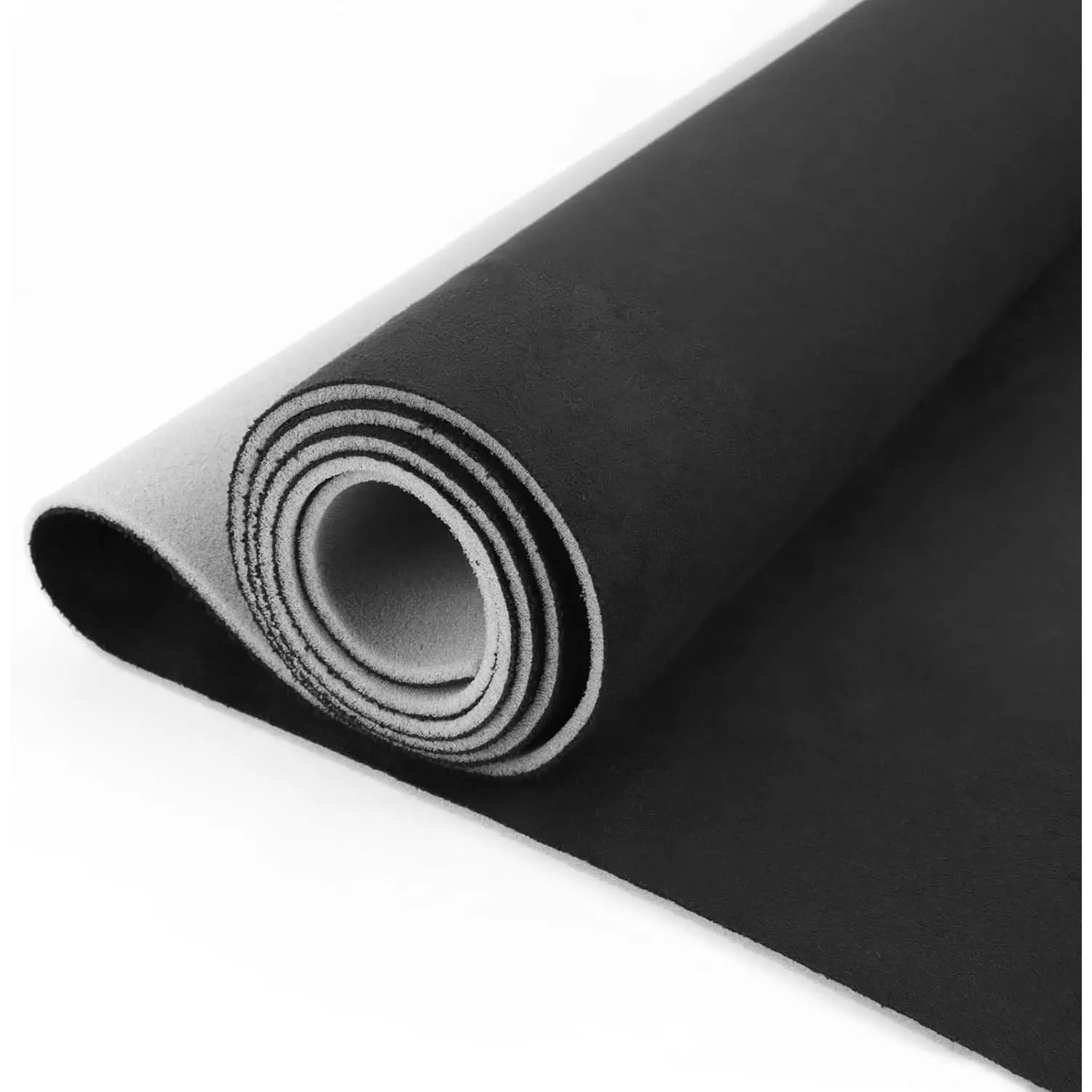 Black Suede Headliner Fabric 96" L x 60" W with  Backing, Automotive Interior Auto Roof Replacement Material for , SUV, Boat, Pickup, , RV, Home Repair