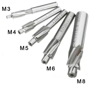HSS Counterbore End Mill For M3-M8 For Pilot Slotting Tool Countersink Milling Cutter[Fall Deals]
