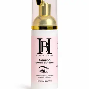 HennovaBrow Eyebrow Shampoo for Clean and Healthy Eyebrows