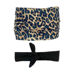 Headbands of Hope Jane Tube Turban and Black Knotted Headband