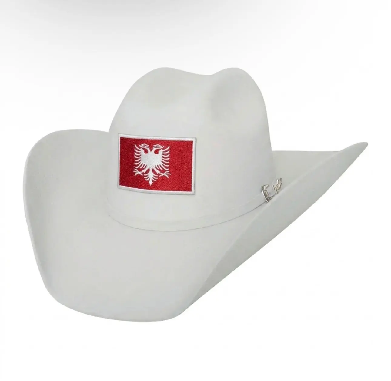 “White Cherry” Albanian Rabbit Wool 8x PREMIUM Cowboy Hat