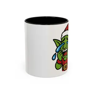 Clash Royale Christmas Crying Goblin Mug 11oz