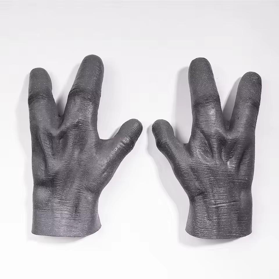 51 Area UFO Alien Mask Gloves Cosplay Extraterrestrial Organism Monster Skull Latex Helmet Hands Halloween Party Costume Props 51 Area UFO Alien Mask Gloves Cosplay Extraterrestrial Organism Monster Skull Latex Helmet Hands Halloween Party Costume Props