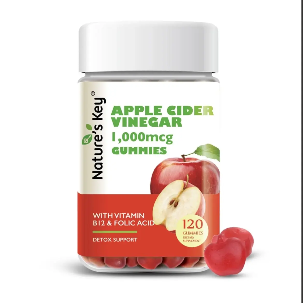 Apple Cider Vinegar Gummy Vitamins for Dietary Supplement - Healthcare