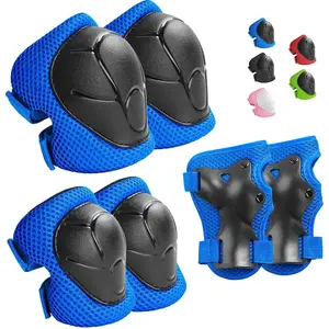 Kids Protective Gear Set Knee Pads  Kids 3-14 Years Toddler Knee and Elbow Pads with Wrist Guards 3 in 1  Skating Cycling Bike Rollerblading Scooter