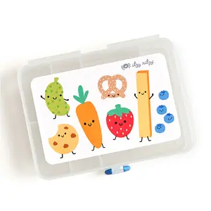 Itzy Snacks - A Snap-Tight Snack Box with 6 Compartments, Perfect for On-The-Go