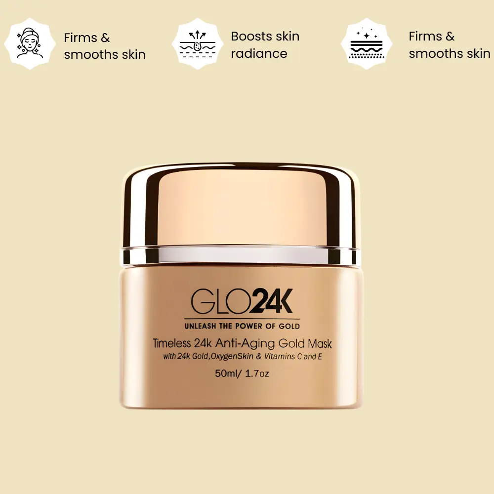 Timeless 24K Anti-Aging Gold Mask - Elegant Formula for Skin Renewal and Youthful Appearance