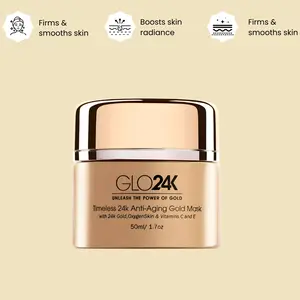 Timeless 24K Anti-Aging Gold Mask - Elegant Formula for Skin Renewal and Youthful Appearance