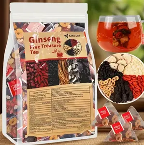 [Selected Ingredients] Turmeric Kidney Tea Formula ，Detoxification,Ginseng Eight Treasure Tea ，Orgainc Kidney Cleanse Tea， Traditional Healthy Kidney Cleansing Tea for Man&Momen