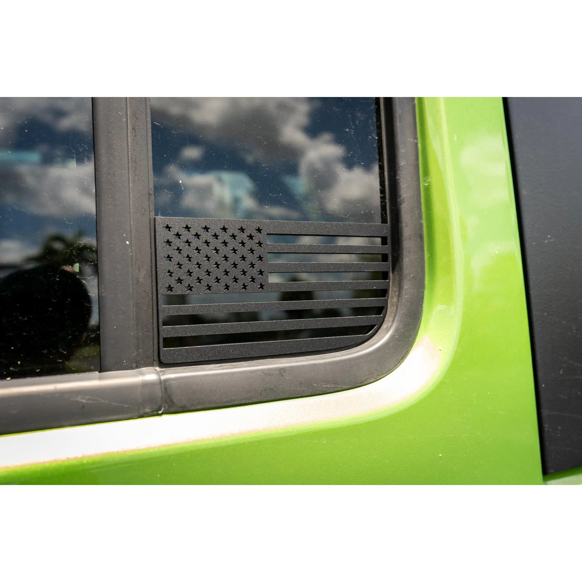 Acrylic Rear Window Flags for 2018+ Wrangler JL / 2020+ Gladiator JT