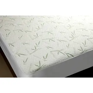 Botanic Collection Bamboo Crib and Toddler Mattress Protector | Soft, Breathable & Waterproof Protection