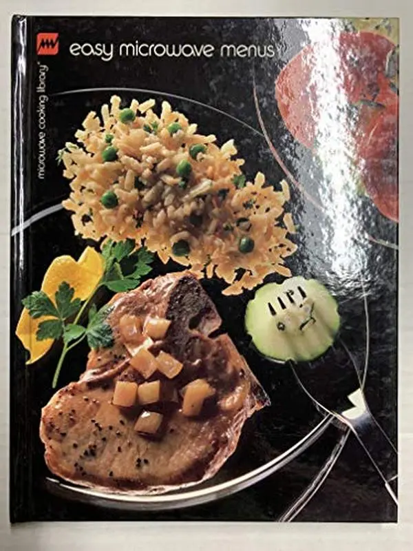 USED Book - Easy Microwave Menus - Microwave Cooking Library Series by Barbara Methven (Hardcover) - english