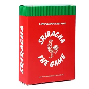 Sriracha: the Game, Classic Sriracha Bottle Design, Fast-Paced Reaction Card Game, Perfect for Parties, Ideal for Adults and Sriracha Lovers
