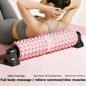 Foam Roller Back Massager Stick, Leg Roll Axis Muscle Relaxation Slimming Yoga Equipment, Step-By-Step Muscle Relief Sculpting Tool