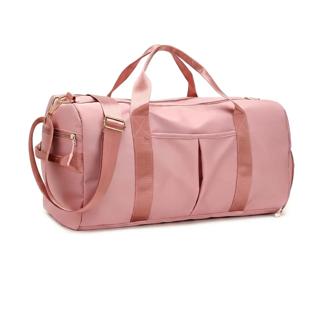 Unisex Quilted  Duffle Weekender Travel Bag - Lightweight, Comfortable, Hippie Design, Hand Carry Luggage, Travel Duffel Bag with Shoe Compartment, Waterproof Weekender Carry on Bag, Large Gym Sports Nylon Tote Bag for Women and Men
