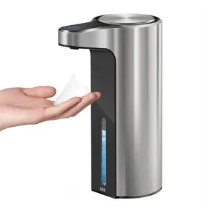EKO Automatic Foaming Soap Dispenser, Touchless Foam Hand Soap Dispenser for Bathroom, Kitchen Dish Soap Dispenser, Water-Resistant and Rechargeable