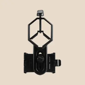 Adjustable Aluminium Alloy Universal Cellphone Camera Holder with Secure Grip - Portable Phone Mount Adapter for Binoculars, Astronomical Telescopes, Camera Accessories
