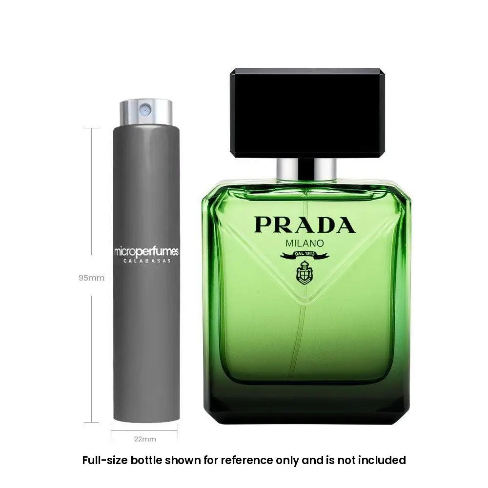 Prada Paradigme EDP For Men – 0.17 fl oz / 5 mL Travel Spray Decant, Bergamot, Musk, Geranium, Gift for Him, Independently Rebottled by MicroPerfumes